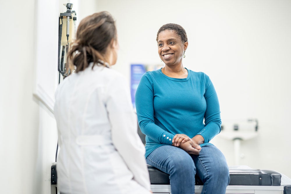 provider talking to patient