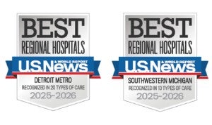 Logos for Best Hospitals awards