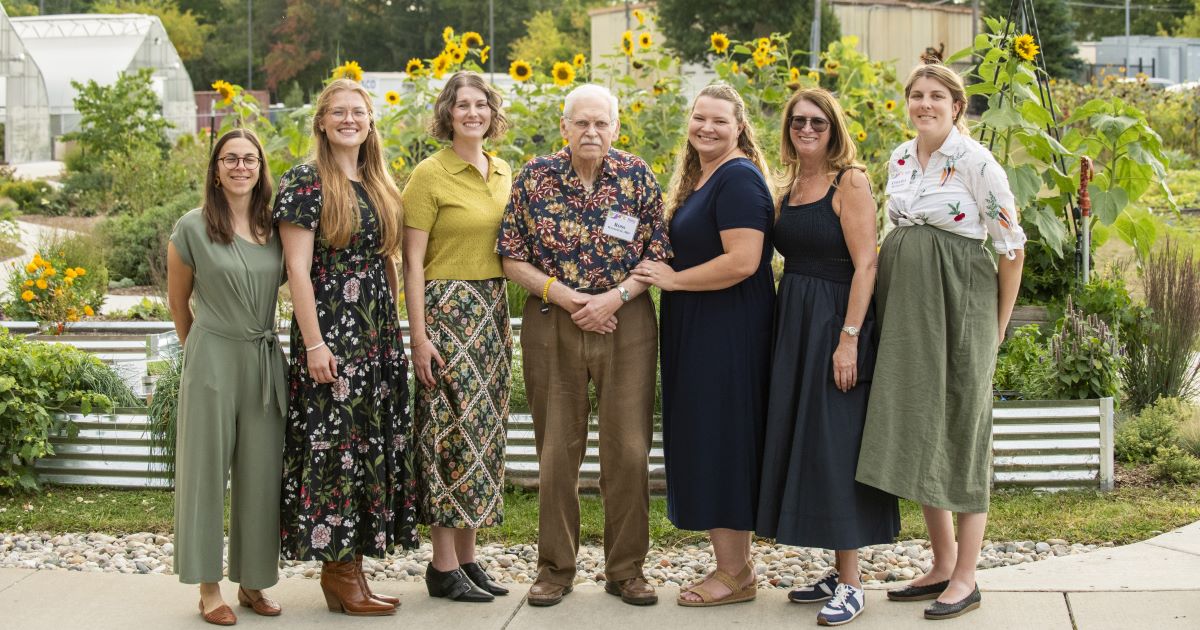 Ross Weinstein, M.D., surrounded by team members from The Farm at Trinity Health Oakland