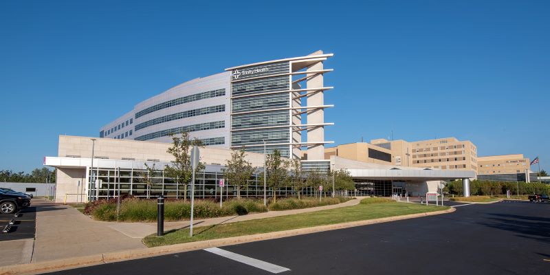 Exterior of Trinity Health Oakland