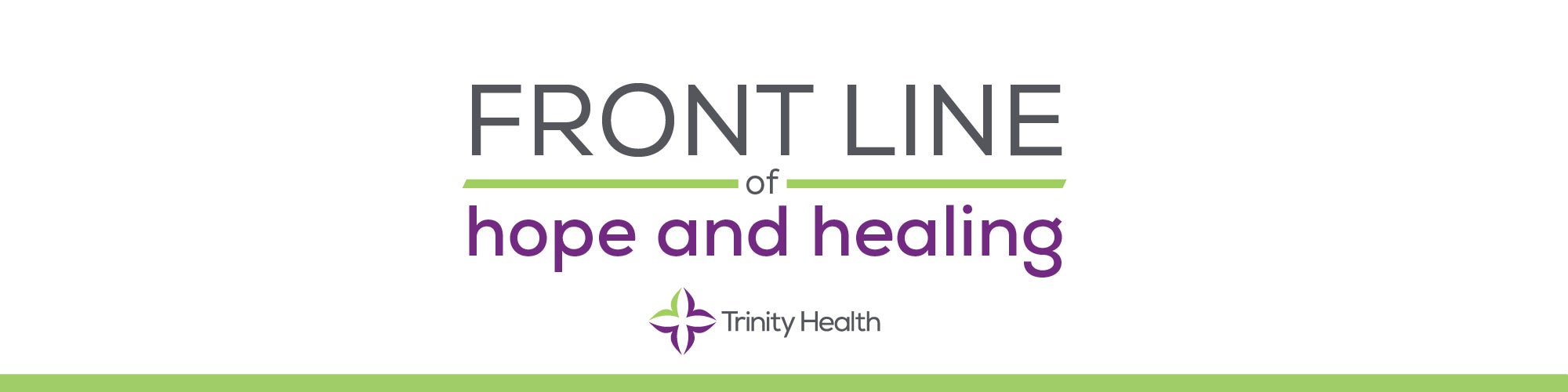 Front line of hope and healing logo