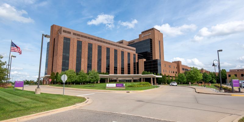 Exterior of Trinity Health Ann Arbor