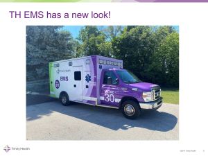 Trinity Health Muskegon ambulance