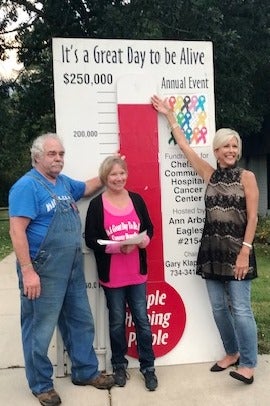 It's A Great Day to Be Alive fundraiser raises $30,000 for St. Joseph Mercy Chelsea Cancer Center