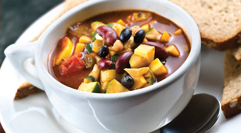 Springtime veggie chili