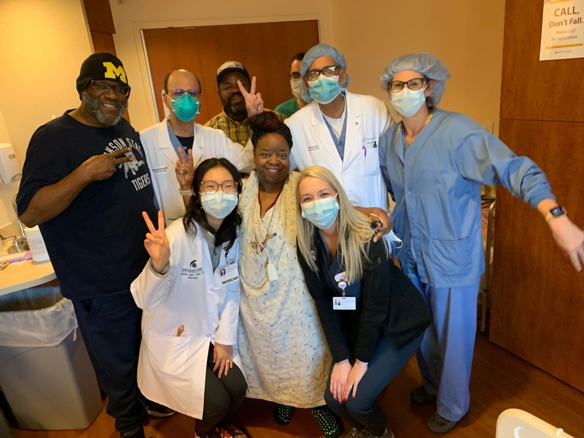 Stroke patient photo