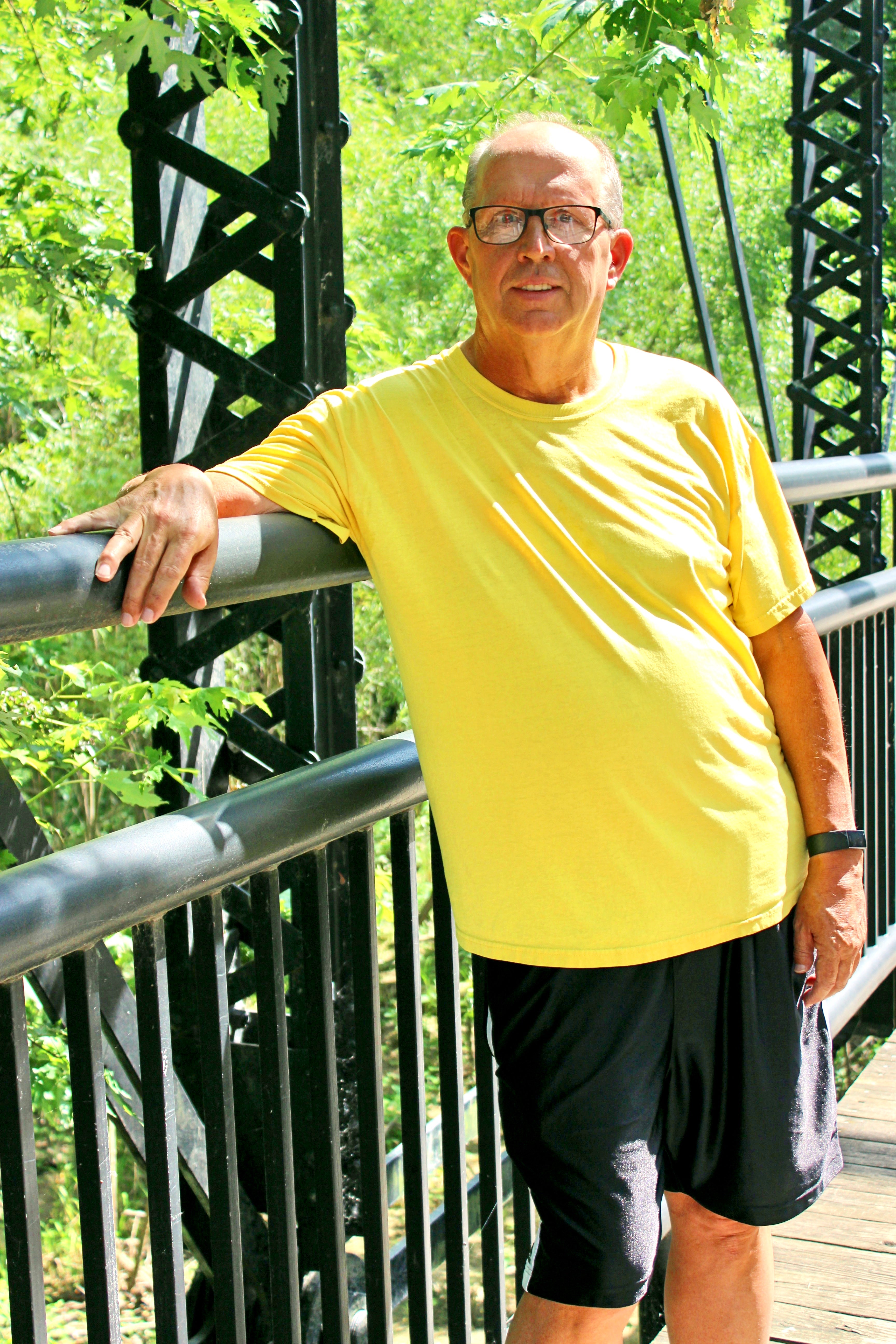 Standing On Bridge