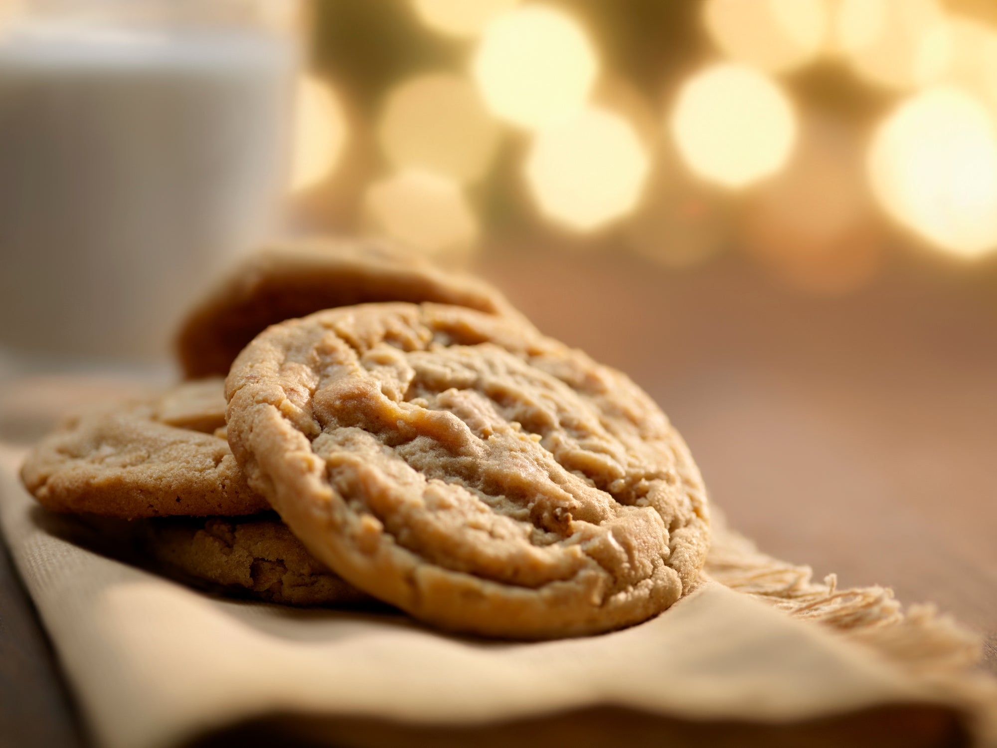 Cookies and Milk At Christmas Time