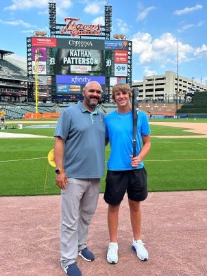 Patient and His Surgeon Swing for the Fences in Home of the Detroit Tigers