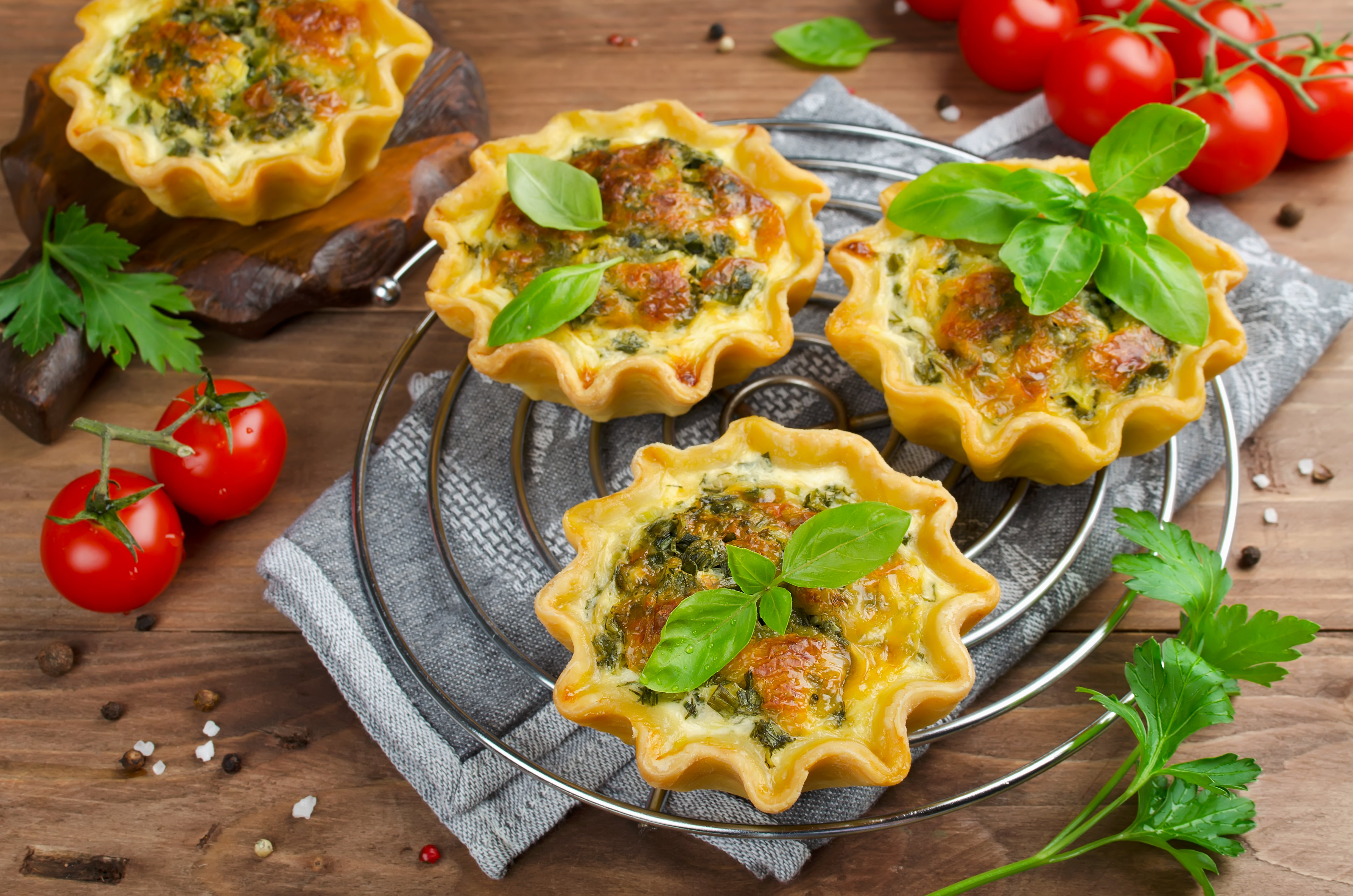 Mini Mushroom Quiche