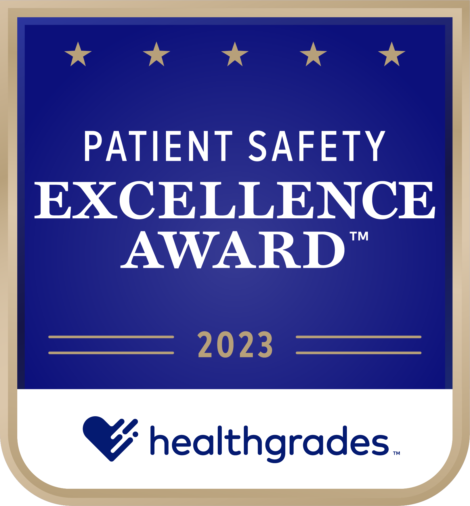 Healthgrades Patient Safety Award 2023