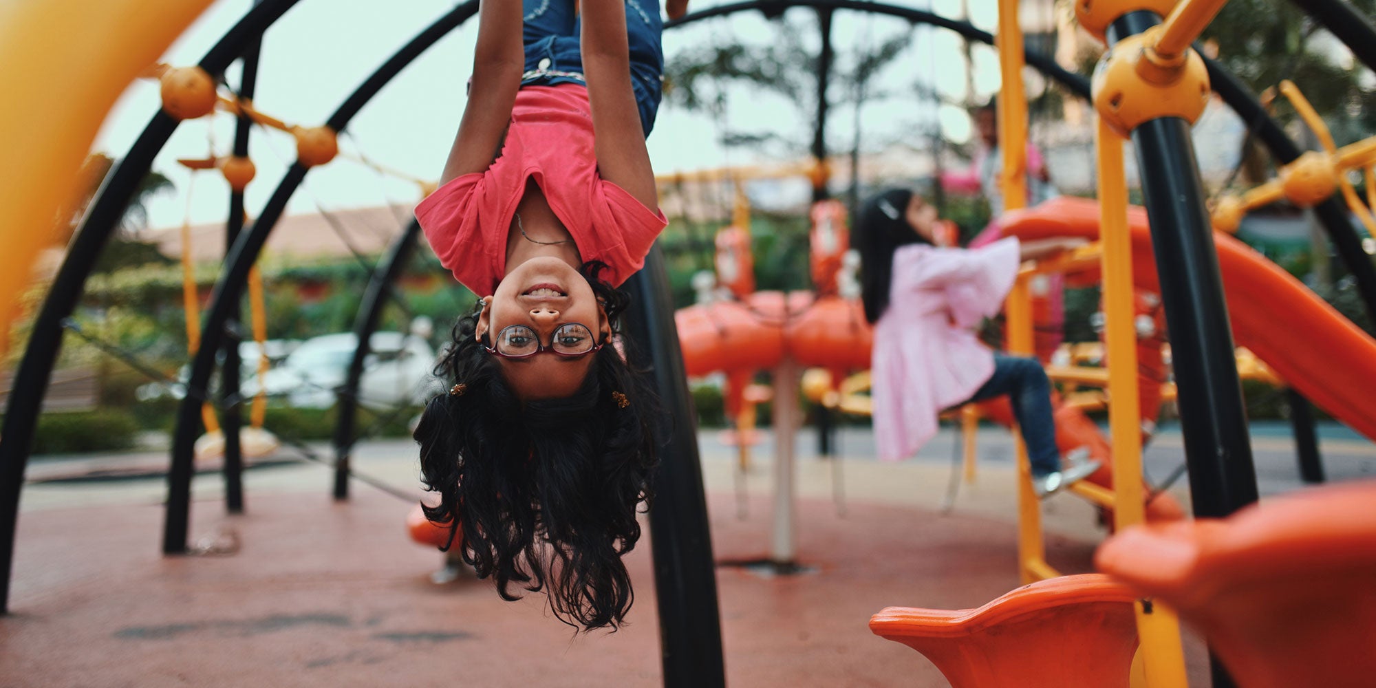 child on playground