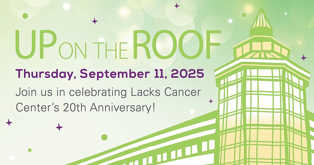 UP on the ROOF banner